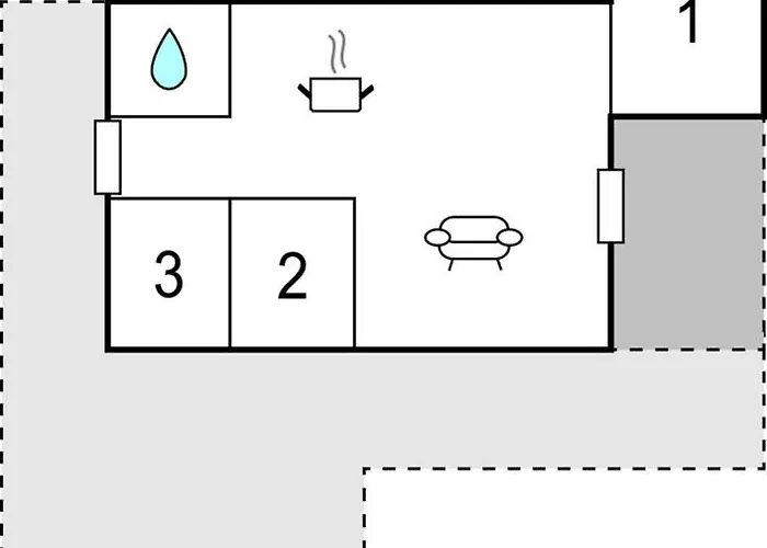 別荘 With Fireplace 02 Græsted
